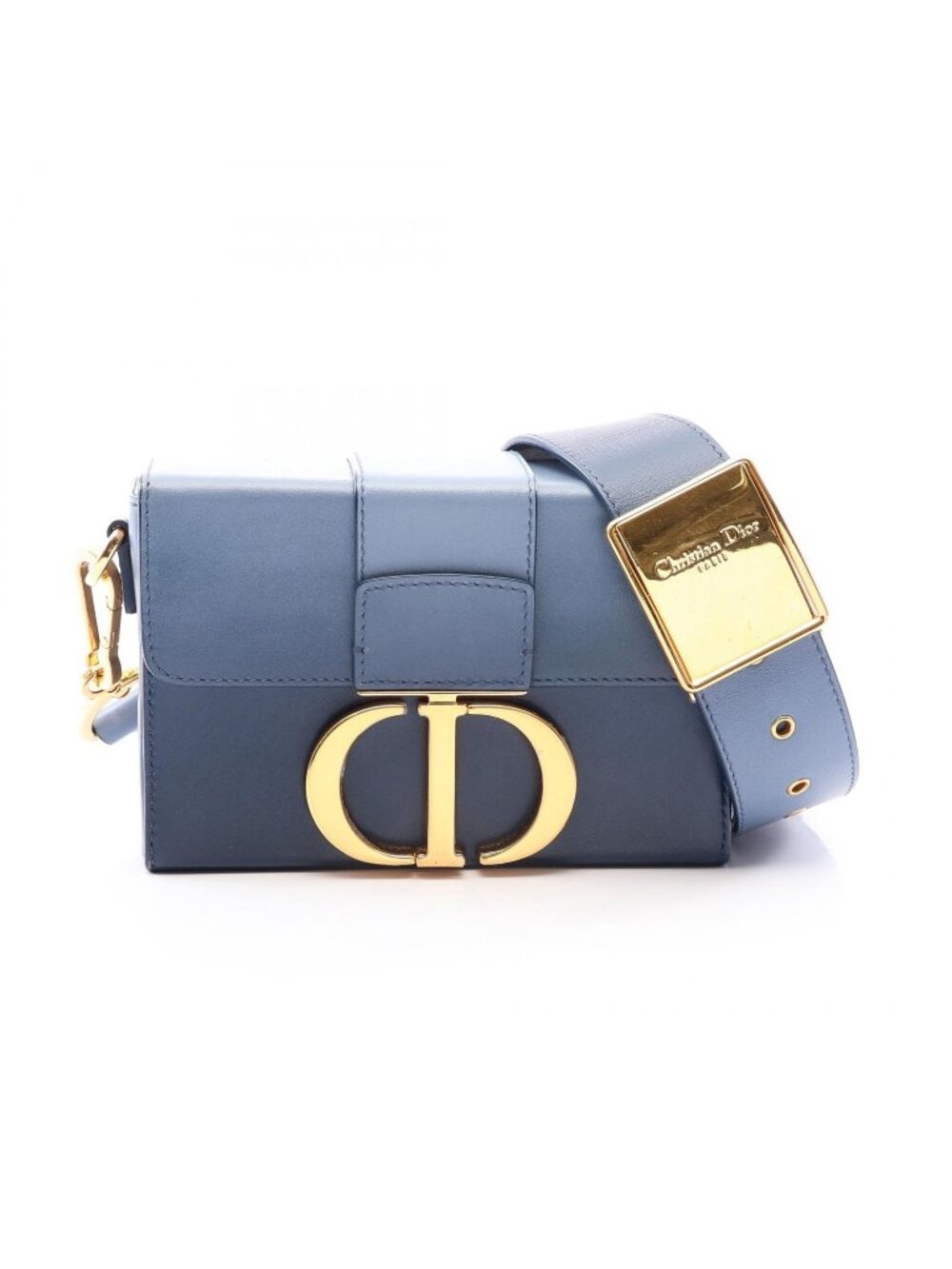 Dior Shoulder Bag 30 Montaigne Box Blue Navy Leather 30